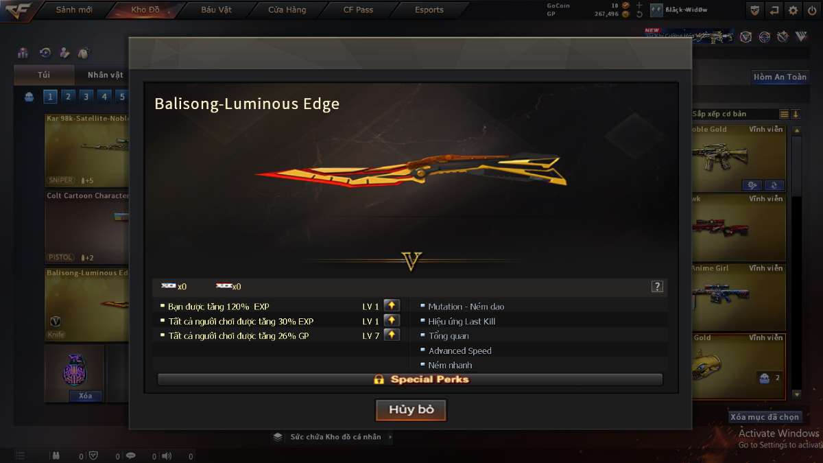 shop acc cf uy tin gia re